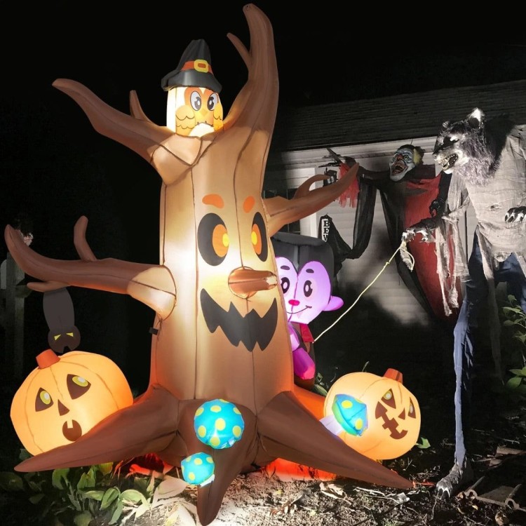 Dekoracja Halloween Nadmuchiwane drzewo duchów