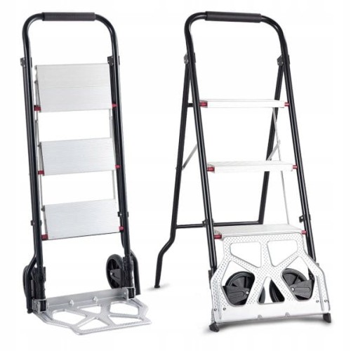 Wózek transportowy i drabina 2w1