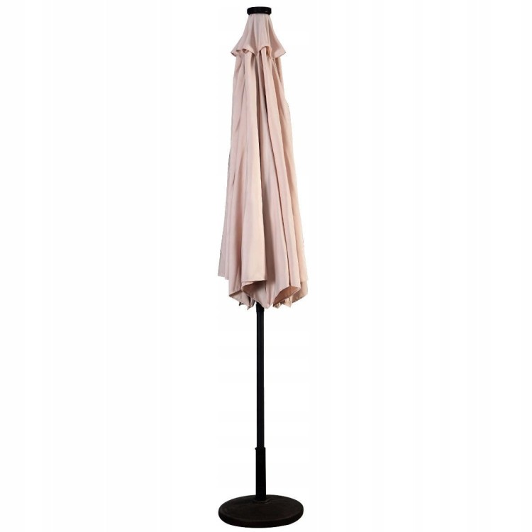 Parasol ogrodowy z solarnymi diodami led 300 cm