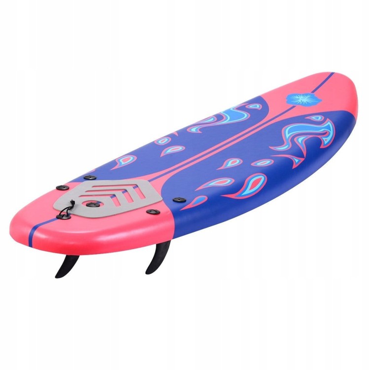 Deska surfingowa 180cm ze smyczą zabezpieczającą