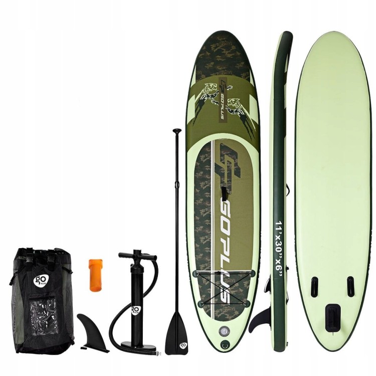 Deska sup stand up board pompowana do wiosłowania 335 cm