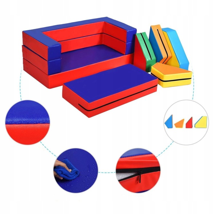 Modułowa sofa mata stół dla dzieci 3w1