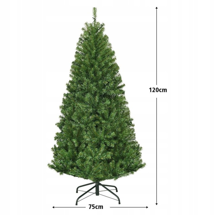 Sztuczna choinka led ze stojakiem 120cm