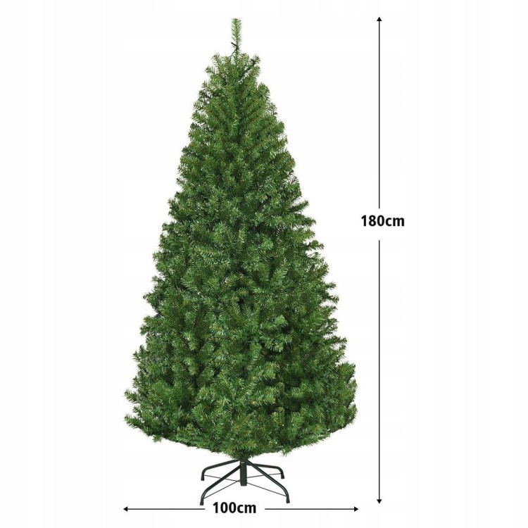 Sztuczna choinka led sosna ze stojakiem 180cm