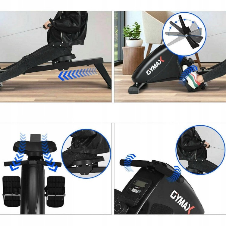 Wioślarz treningowy ergometr wioślarski gymax