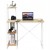 Biurko komputerowe z półkami