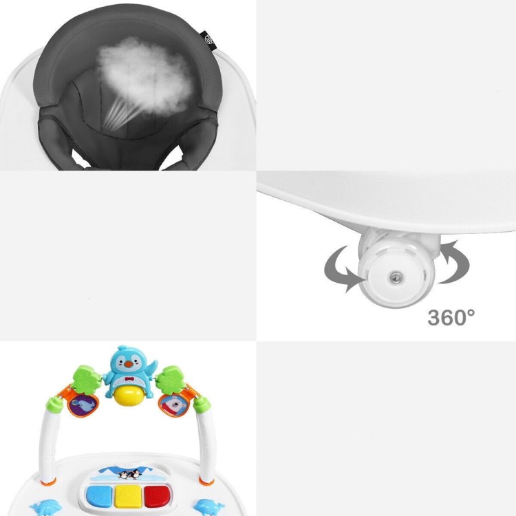Chodzik dziecięcy z regulacją wysokości grey