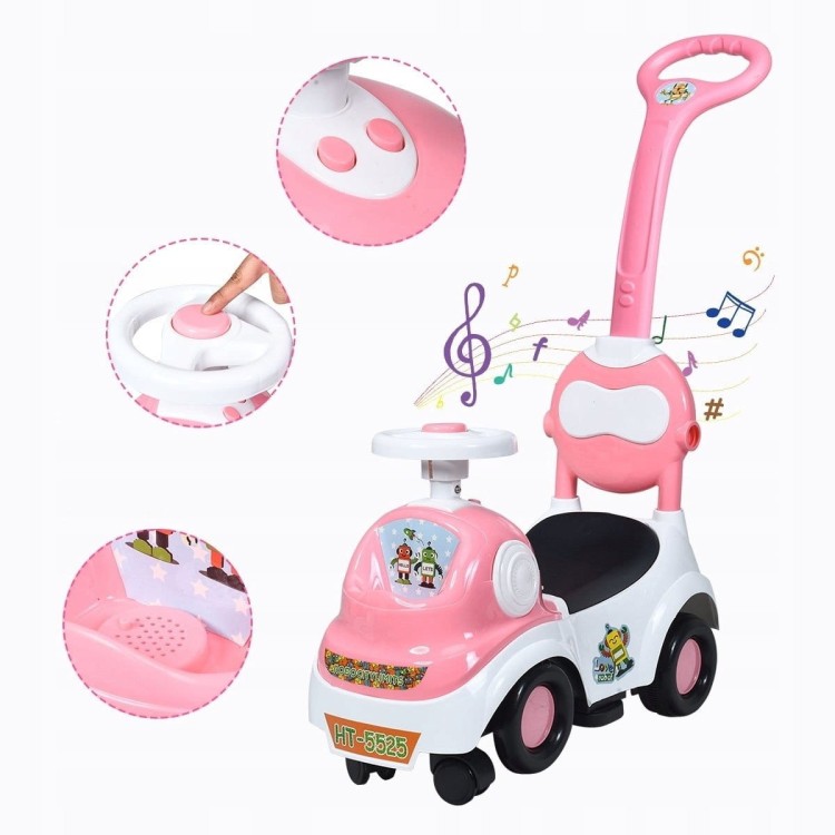 Jeździk dla dzieci z muzyką 3w1