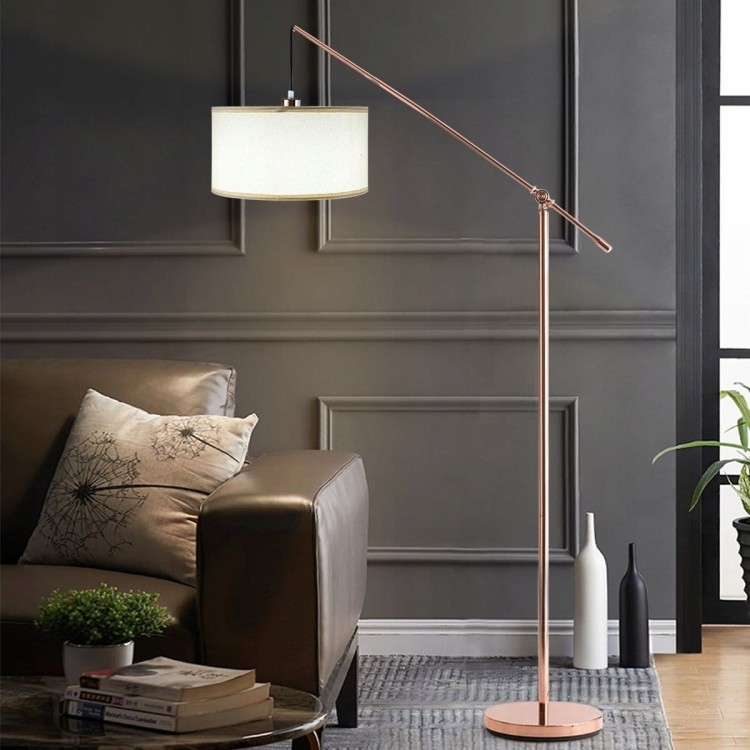 Lampa podłogowa stojąca metalowa