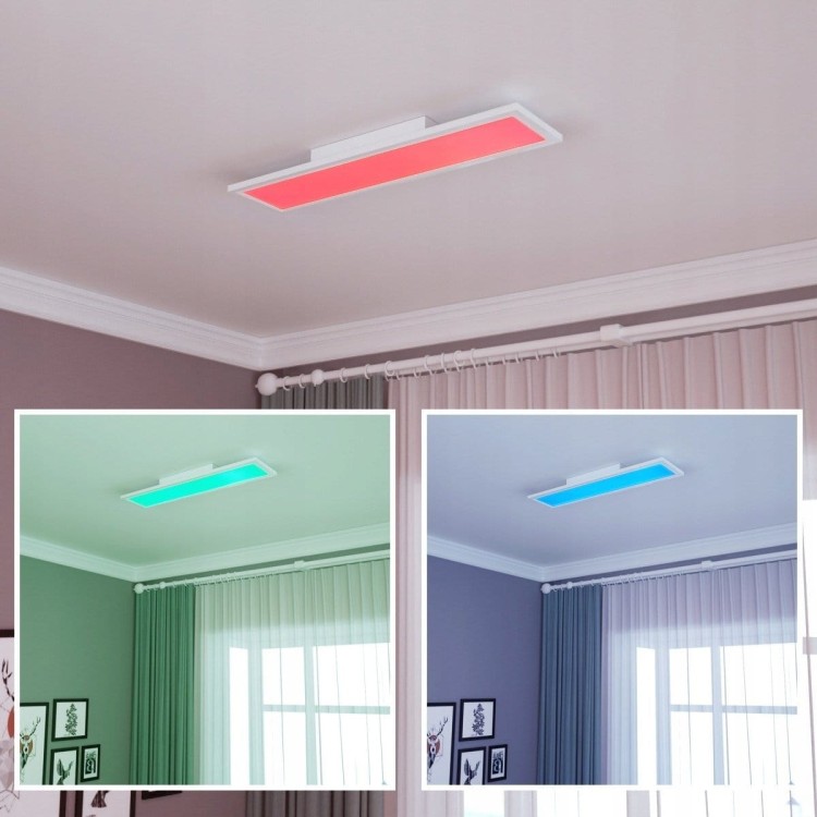 Lampa plafon led - smart light z pilotem i aplikacją mobilną