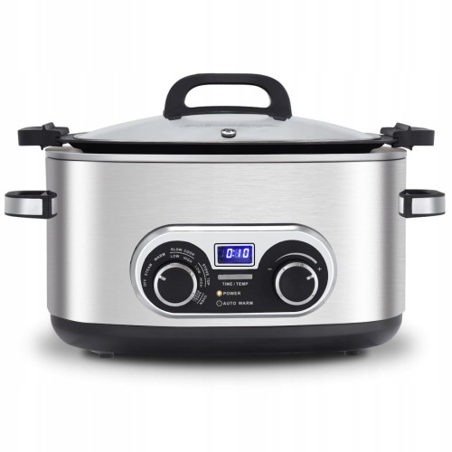 Wielofunkcyjny wolnowar slow cooker parowar 6l