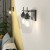 Lampa ścienna kinkiet z 2 kloszami