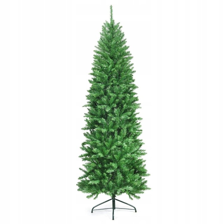 Sztuczna choinka z lampkami LED 210cm