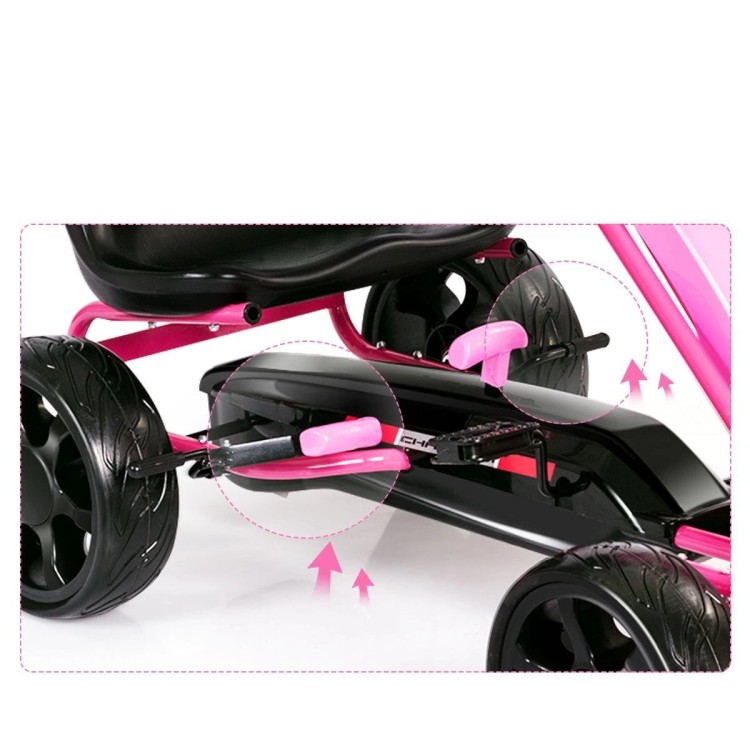 Gokart 4-kołowy na pedały dla dzieci