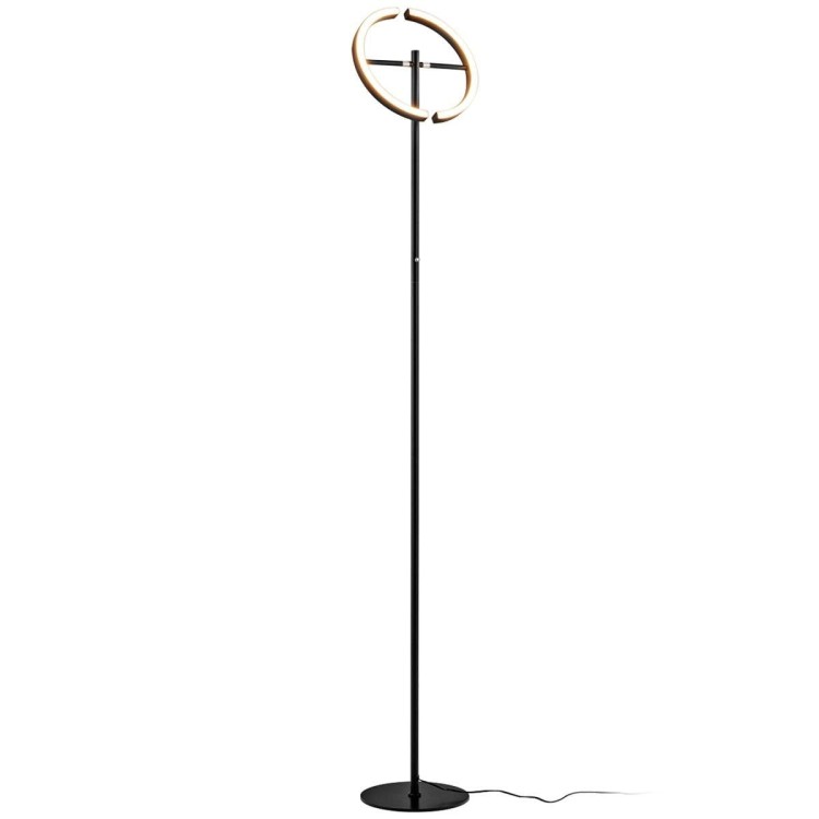Metalowa lampa podłogowa LED ze ściemniaczem