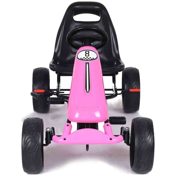 Gokart na pedały auto dla dzieci solidne koła EVA
