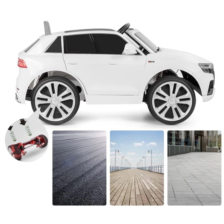 Elektryczny samochód dla dzieci Audi Q8 Biały