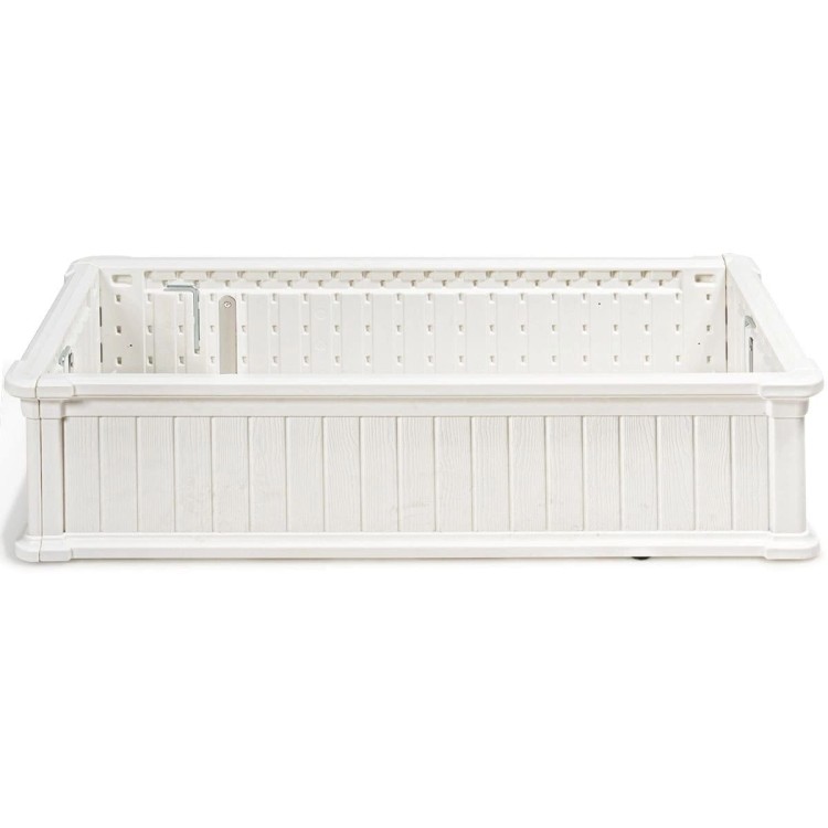 Prostokątna skrzynia ogrodowa HDPE 122 x 60 x 30 cm