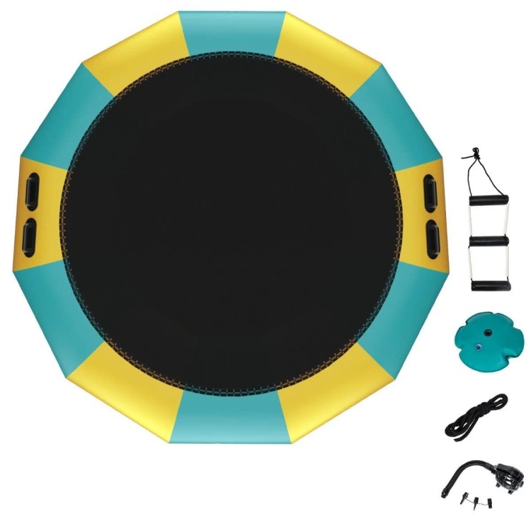 Dmuchana trampolina wodna 457 cm + elektryczny kompresor