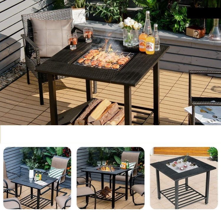Palenisko ogrodowe Grill 4w1 79 x 79 x 78 cm