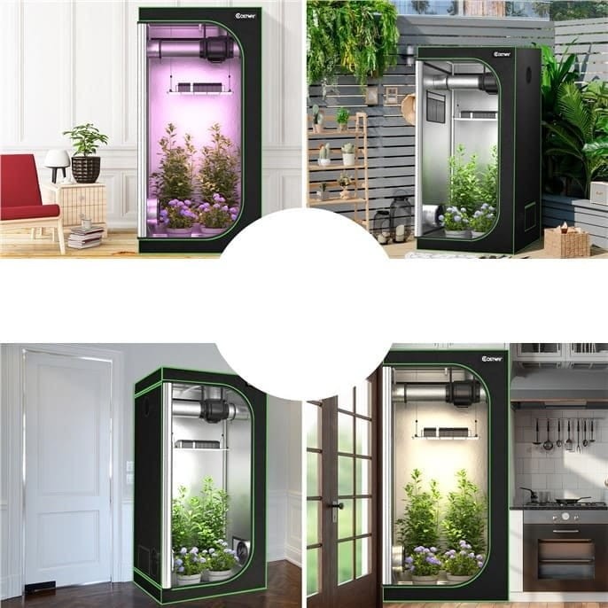 Growbox kompaktowa szklarnia 90 x 90 x 180 cm