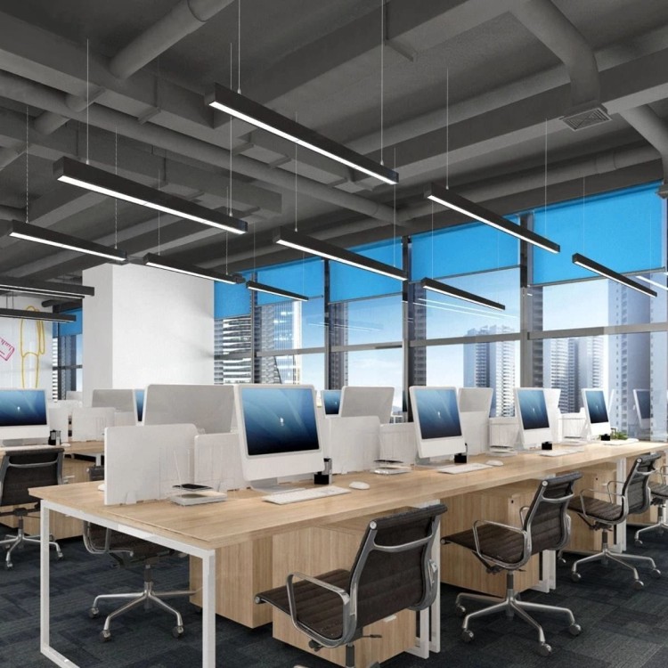Wisząca lampa sufitowa LED 120 cm ciepła biel
