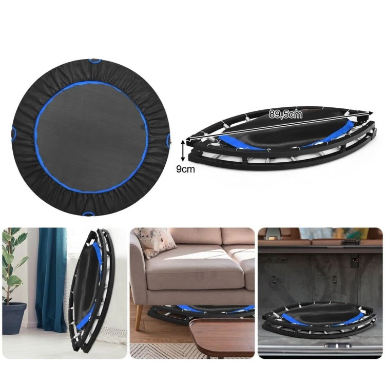 Składana trampolina fitness 120 cm