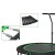 Składana trampolina fitness 120 cm