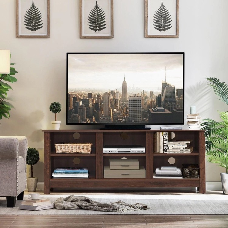 Drewniana szafka RTV  135 x 39,5 x 54 cm