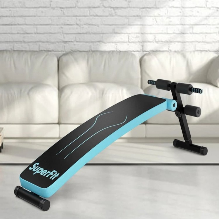 Ławka treningowa do brzuszków, składana ławeczka fitness