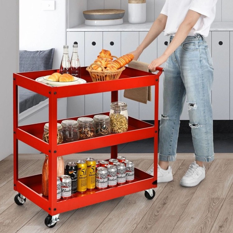 Wózek serwisowy z 3 poziomami