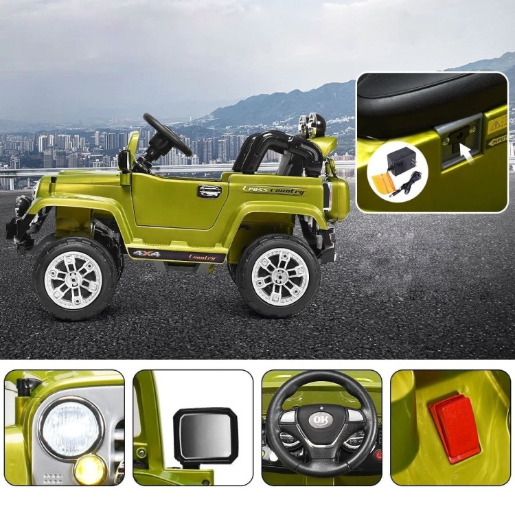 Elektryczny Jeep dla dzieci z pilotem