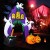 Dekoracja Halloween straszna brama LED 267 cm