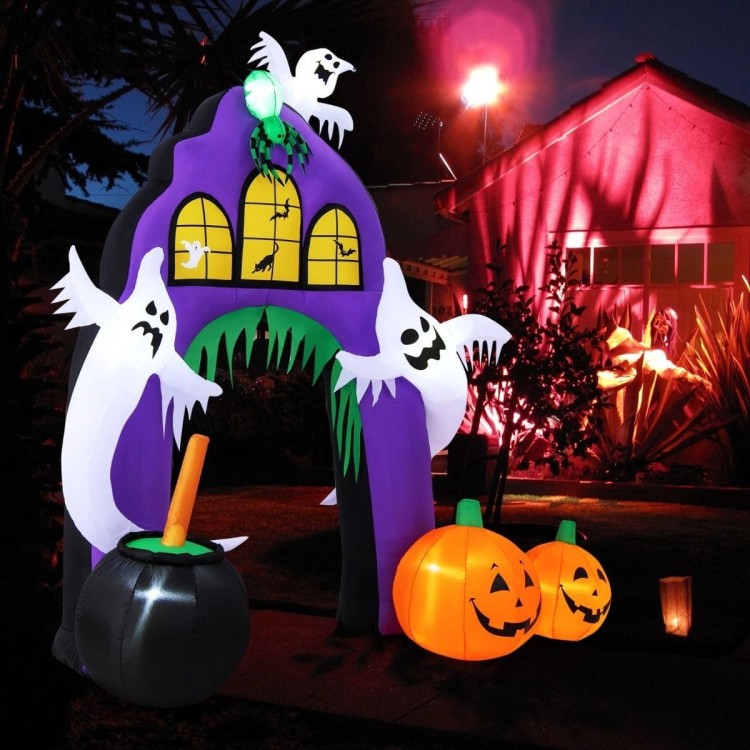 Dekoracja Halloween straszna brama LED 267 cm
