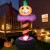Dekoracja Halloween Znak drogowy z dynią