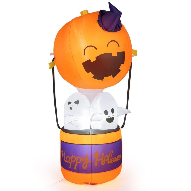 Dekoracja Halloween nadmuchiwany balon na gorące powietrze z duchami