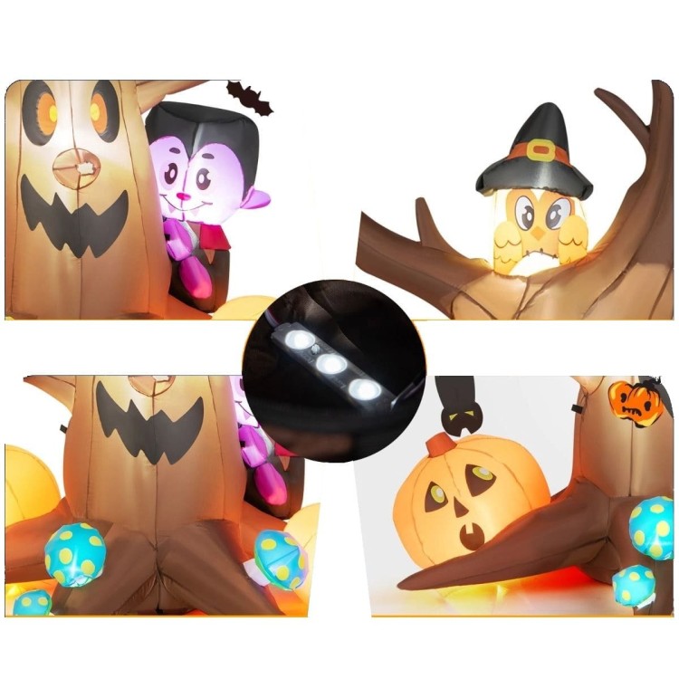 Dekoracja Halloween Nadmuchiwane drzewo duchów