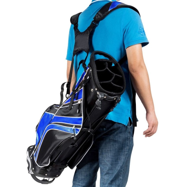 Torba golfowa z zapinanymi na zamek przegródkami i kieszonką termoizolacyjną
