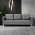 Sofa ze sztucznej skóry z podnóżkiem 188 x 62 x 60 cm