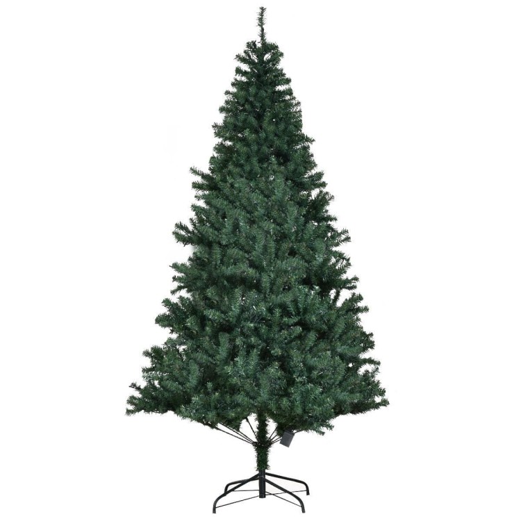 Sztuczna choinka z lampkami LED 210 cm