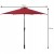Parasol ogrodowy z diodami solarnymi led 270 cm
