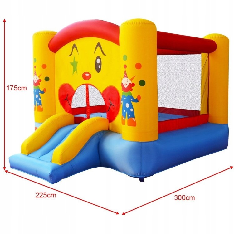 Dmuchany zamek trampolina ze zjeżdżalnią