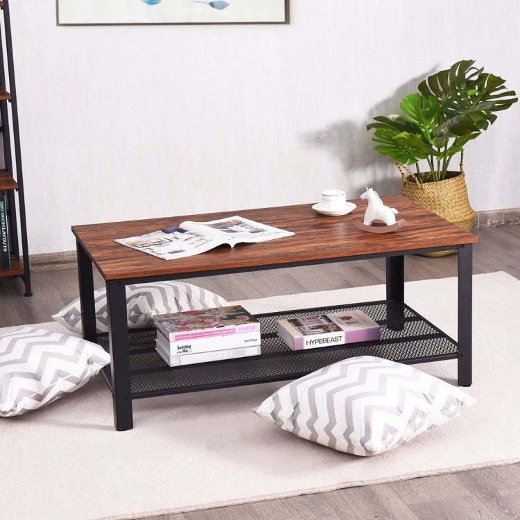 Stolik kawowy ława w stylu industrialnym