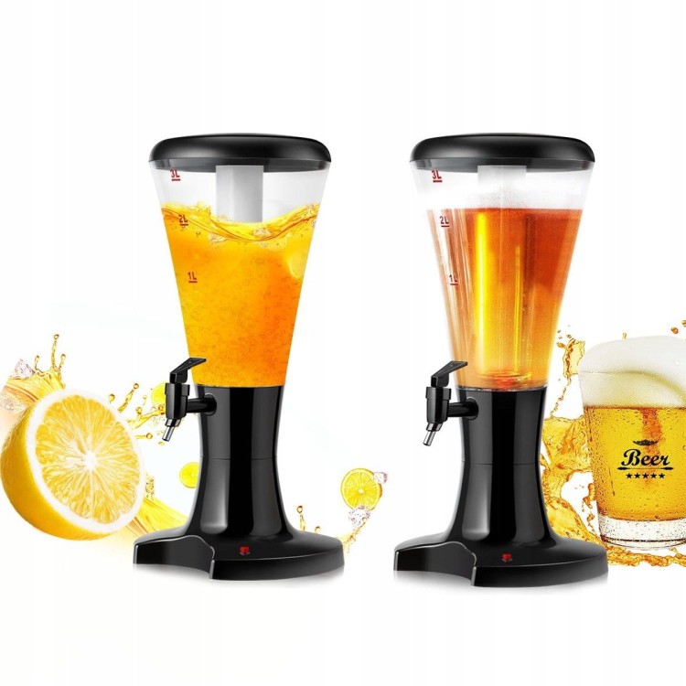 Wieża piwna z oświetleniem led 3l