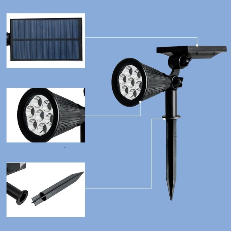 Lampy solarne ogrodowe led solar 4 szt.