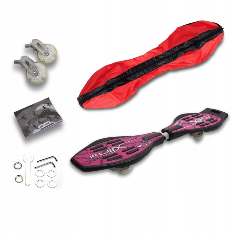 Deskorolka łamana waveboard z podświetleniem led