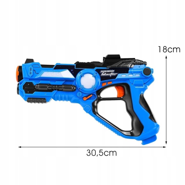 Pistolety laserowe laser tag zestaw 4 sztuki