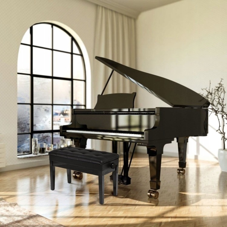 Taboret stołek do pianina ze schowkiem