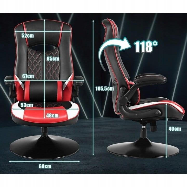 Fotel gamingowy z masażerem