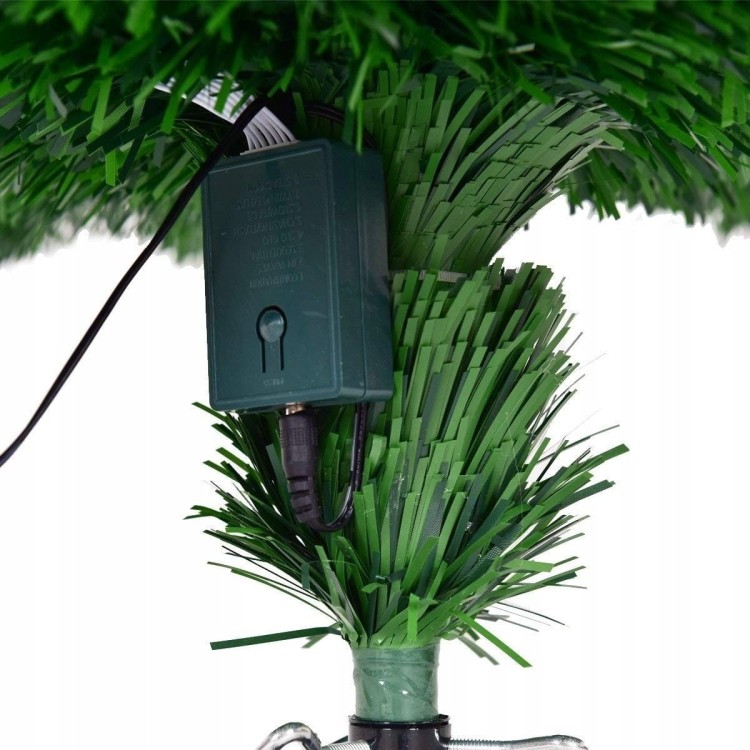Sztuczna choinka świąteczna 180cm ze światami LED